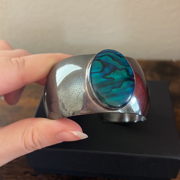 Western Turquoise Sterling Silver Abalone Jewelry - Picture 8 of 15